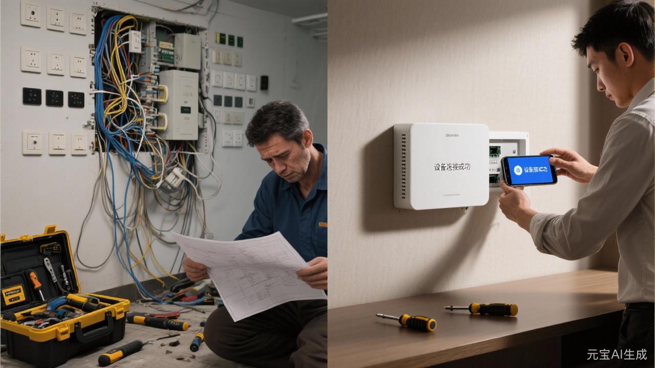 简洁安装与布线